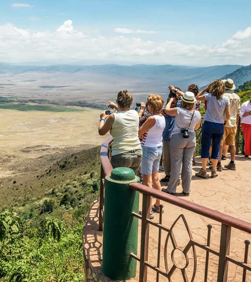 Cratère - du Ngorongoro.